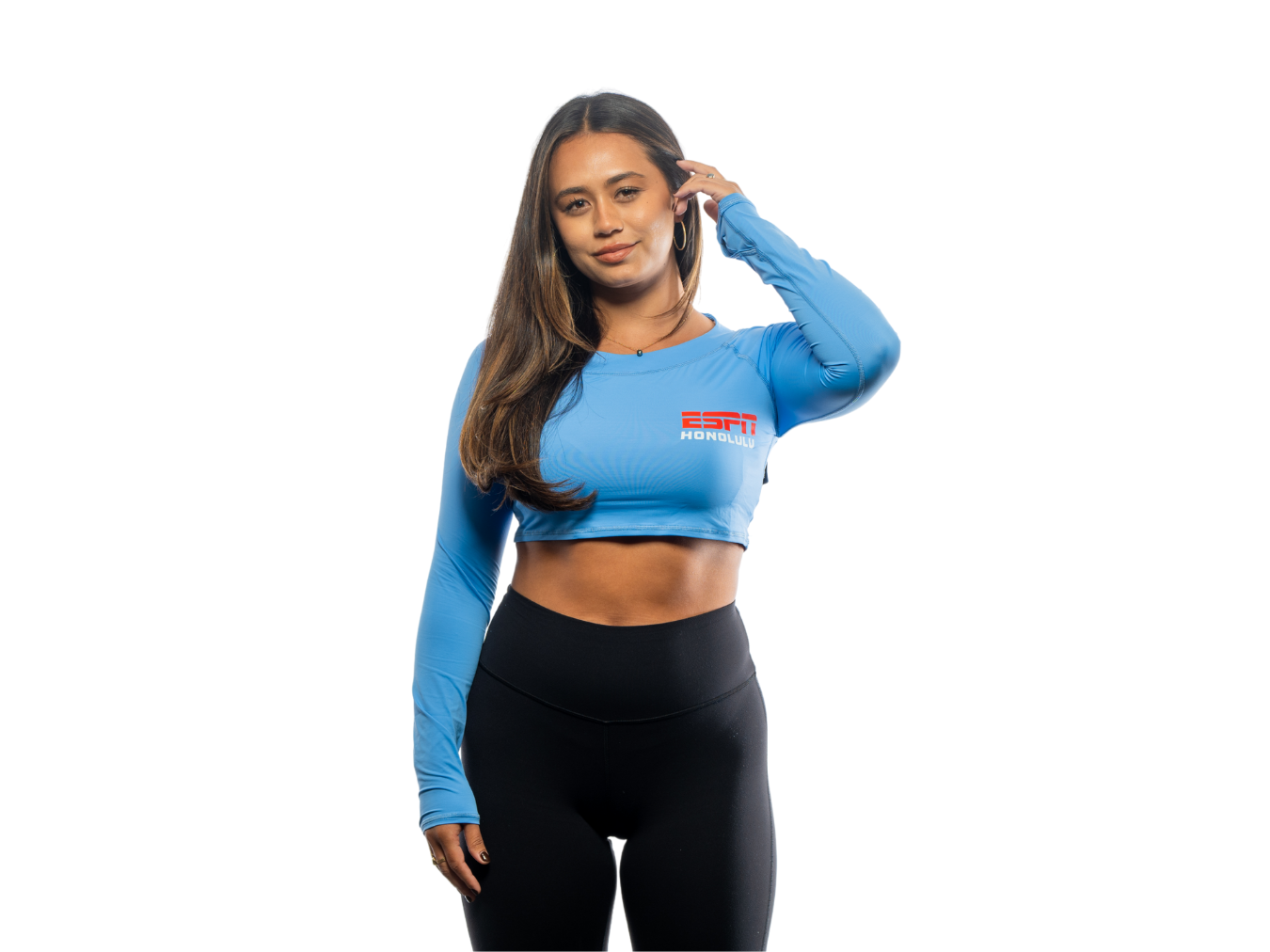 Women's Sunkisser UV Crop Top – Side Step Logo