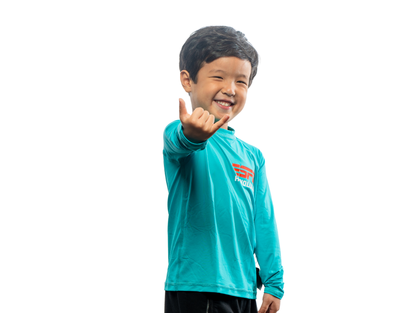 Kid’s Outsider UV Long Sleeve Crew – Side Step Logo