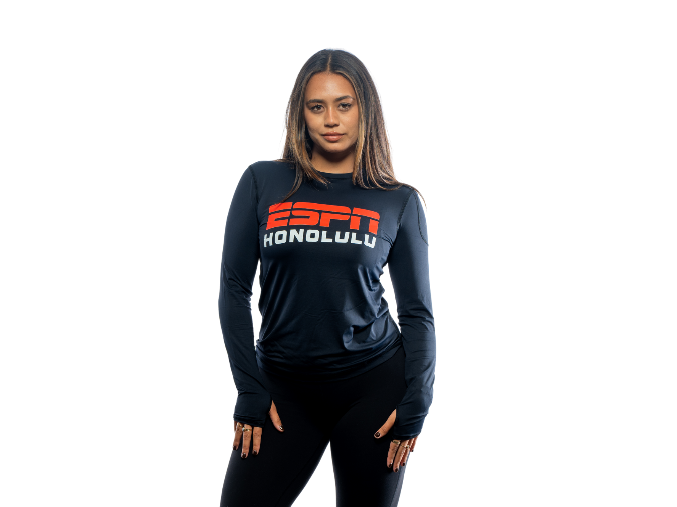 Women's Ready for Action UV Long Sleeve - Center Logo
