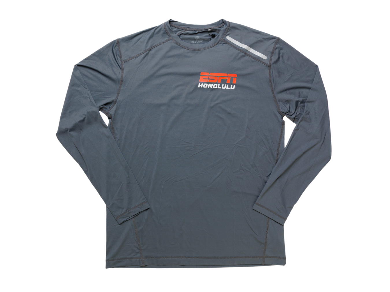 Men's Ready for Action UV Long Sleeve Crew - Side Step Logo