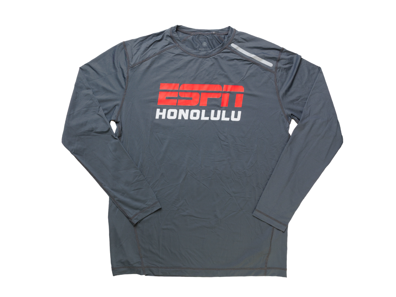 Men's Ready for Action UV Long Sleeve Crew - Center Logo