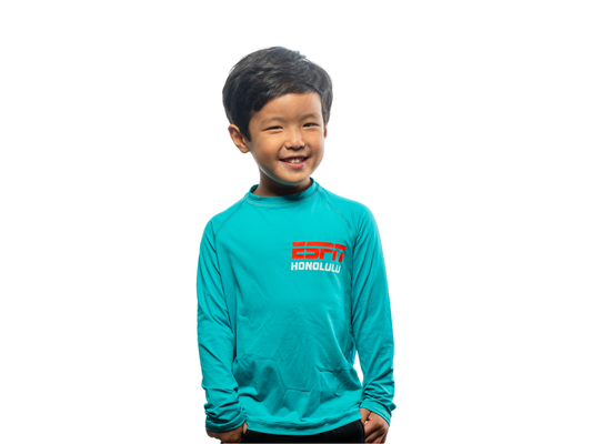 Kid’s Outsider UV Long Sleeve Crew – Side Step Logo