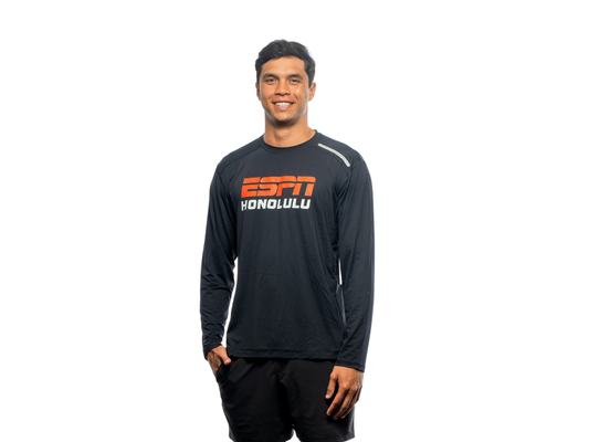 Men's Ready for Action UV Long Sleeve Crew - Center Logo
