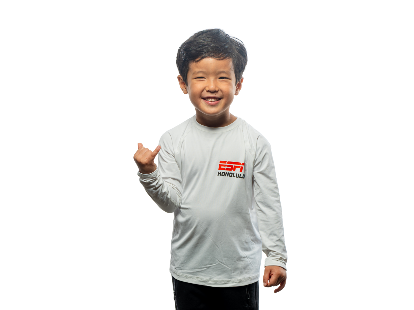 Kid’s Outsider UV Long Sleeve Crew – Side Step Logo